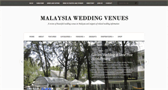 Desktop Screenshot of malaysiaweddingvenues.com